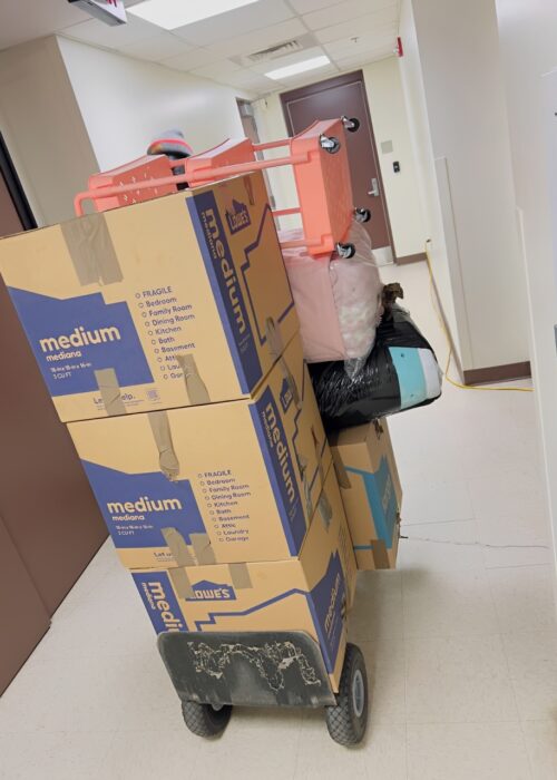 unloading